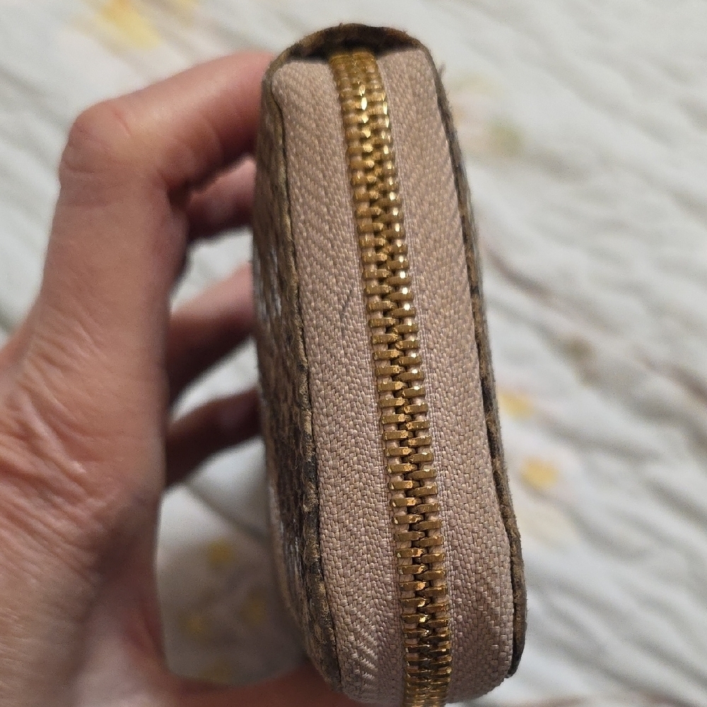 Michael Kors Tan Snake Print Wristlet - Picture 7 of 11